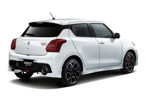 スズキ純正 スイフトスポーツ(SUZUKI SWIFT SPORT)【サイドアンダーガーニッシュ】【ZVR ピュアホワイトパール】適合:【ZC33S】