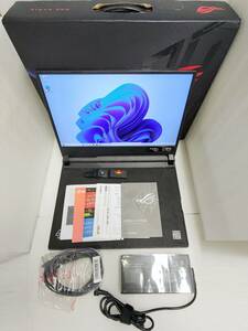 ASUS ノートパソコン ROG STRIX SCAR III G531GV-I7R2060Scar i7 9750H RTX2060 W11 15.6型 ガンメタル SSD512GB 1TB 16GB【動作OK・美品】