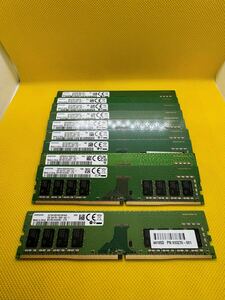 Samsung 8GB 1Rx8 PC4-2666V-UA2-11 デスクトップPC用DDR4メモリ8GB　10枚セット計80GB 管D3