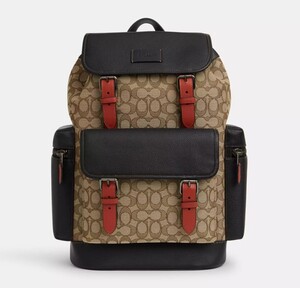 2025ss　日本未発売カラー　COACH Sprint Backpack In Signature Jacquard　CT016　　LAから最新本物をお届け！