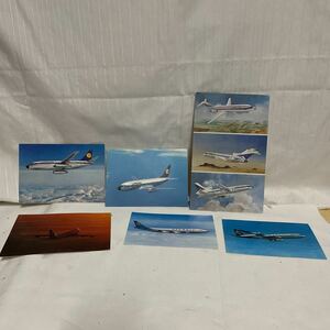 オリンピック航空 Lufthansa B737 デルタ航空　747 101-320 141-200 ジャンボジェット絵葉書　ボーイング 旅客機 送料198円