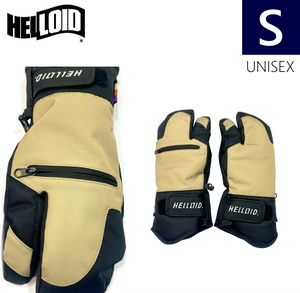 ◎24-25 HELLOID TRIGGER GLOVE カラー:SAND Sサイズ ヘルロイド スキー スノーボード