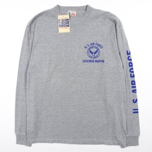 未使用 BUZZ RICKSON’S バズリクソンズ 長袖Tシャツ ロッキードマーティン Size L #28919 アメカジ ミリタリー レプリカ Lockheed Martin