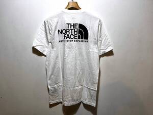 即決 送料￥380 新品 正規品 USA限定 The North Face ノースフェイス US-M バックプリント ロゴ 半袖Tシャツ ホワイト