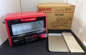 ☆未使用品☆ 昭和レトロ SANYO サンヨー オーブントースター SK-884 レトロ (10216