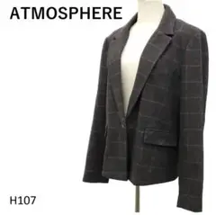 お得✅アトモスフィア　ATMOSPHERE　エルボーパッチジャケット　チェック