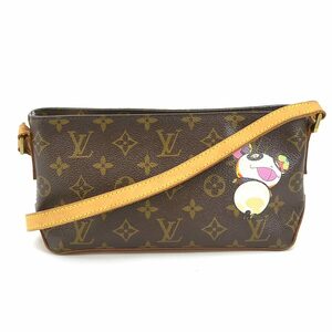 ルイ ヴィトン LOUIS VUITTON 斜め掛けショルダーバッグ モノグラムパンダ トロター モノグラムキャンバス ブラウン e59033a