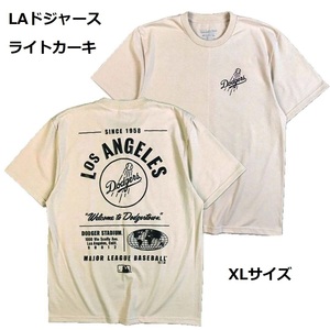 即決　新品　送料無料　LA　ロサンゼルス　ドジャース　半袖　Tシャツ　XL　大リーグ　大谷翔平　野球　MLB　旅行　レジャー　夏T