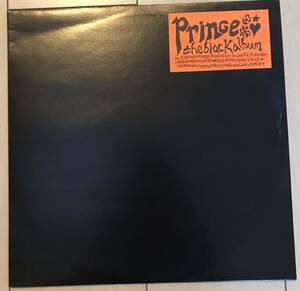 ■PRINCE■プリンス■Black Album / 1LP / 歴史的名盤 / レコード / アナログ盤