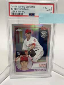 ☆ 『レア大谷翔平2018 SHOHEI OHTANI ROOKIE 』鑑定済PSA 9！！