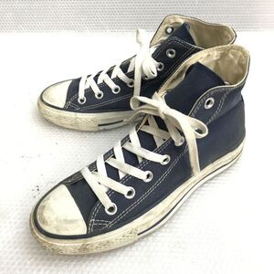 コンバース/CONVERSE★ALL STAR HI/M9622/キャンバス/ハイカットスニーカー【5.5/size:24.5/紺/navy】ユニセックス/sneakers◆F-086