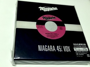 大瀧詠一　大滝詠一 NIAGARA 45RPM VOX ボックス 廃盤 アナログ レコード9枚のみ(未使用)、CDは付属してません。 (山下達郎