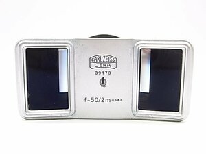 p269 Carl Zeiss Jena Stereo Prism f=50/2m-∞ ステレオプリズム 40.5mm　アタッチメント USED