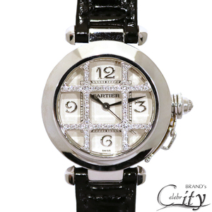 【SALE限定価格】Cartier【カルティエ】パシャ32 グリット WJ101456 WG ホワイトゴールド【USED】