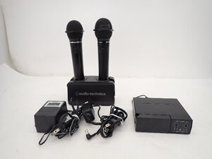 Audio-technica オーディオテクニカ 赤外線コードレスマイク AT-CLM7000TX 2本 +レシーバー AT-CR7000 充電器付（2） ∽ 70C6D-2