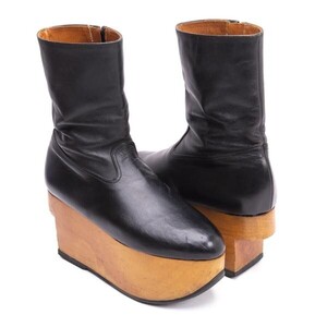 ヴィヴィアン ウエストウッド Vivienne Westwood LONDON ロッキンホースレザーブーツ 黒