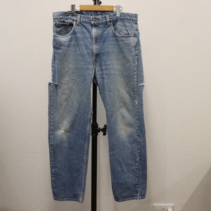 t106 90sビンテージ リーバイス LEVIS 505 デニムパンツ USA製■1990年代製 表記38インチ ブルー アメカジ ストリート Gパン ジーンズ 80s