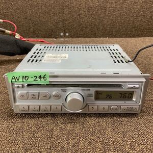 AV10-246 激安 カーステレオ CDプレーヤー SUZUKI SANYO 39101-72J30-CYY CDF-R3013A CD FM/AM オーディオ 簡易動作確認済み 中古現状品