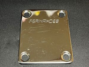 【中古】 FERNANDES フェルナンデス ネックジョイントプレート エレキギター クローム　シリアル無し