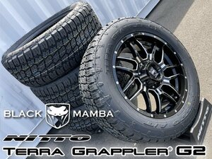 車検対応 タンドラ セコイア Black Mamba BM7 20インチタイヤホイール NITTO TERRA GRAPPLER G2 275/55R20 285/50R20