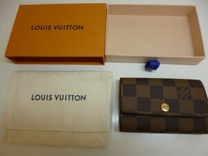 ★新品★　6連キーケース ルイヴィトン ダミエ ミュルティクレ6 N62630 メンズ レディース RFIDチップ LOUIS VUITTON　★送料無料★