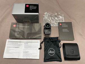 【1円スタート】Leica ライカ 電子ビューファインダー EVF2 18753 説明書/ケース/元箱付き 【正規店購入】