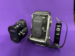 MAMIYA C220 PROFESSIONAL MAMIYA CAMERA マミヤ 二眼レフカメラ SEKOR 80LENS （250LENS付き ハンドグリップ付き）