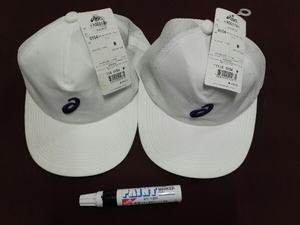 新品未使用/アシックス/オールメッシュcap /お得 2個セット/M