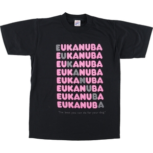 古着 90年代 ジャージーズ Jerzees EUKANUBA ユーカヌバ アドバタイジングTシャツ USA製 メンズM ヴィンテージ /eaa461807