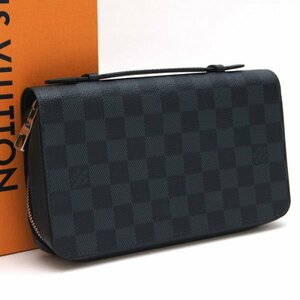 【使用わずか】ルイヴィトン Louis Vuitton ダミエグラフィット ジッピーXL 長財布 クラッチバッグ トラベルケース メンズ　定価約16万 A73