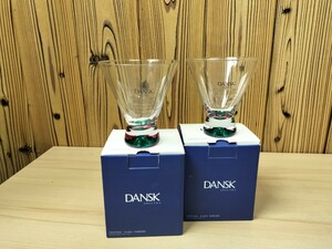 ★未使用　DANSK　ダンスク　カクテルグラス　グリーン　2個★