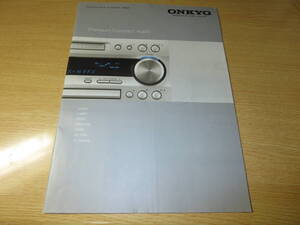 最落無　ONKYO　プレミアムコンパクトオーディオ　カタログ　P26　2009年