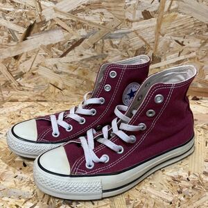 CONVERSE コンバースオールスター 22cm ワインレッド 中古品