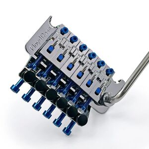 【限定品】Floyd Rose Original Stainless Steel Upgrade Blue/Chrome #FROSE-FROST-BLUECHROME