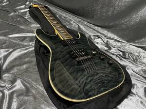 ★送料無料 極上キルトトップ！ Schecter OMEN 6 Extreme 2ハムバッカー コイルタップ付きの万能モデル！ 即決特価