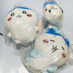 ちいかわ 3個セット　ぽてたまぬいぐるみ ツン　パジャマ　ハチワレ　もちころりん　セット売り