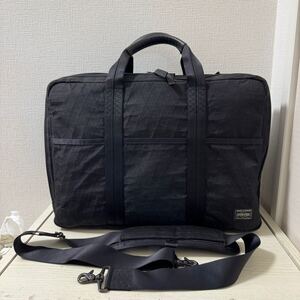 【大幅値下げ】【美品】定価56,100円　PORTER HYBRID ポーター　ハイブリッド 2WAY ブリーフケース　黒　737-09204 ビジネスバッグ