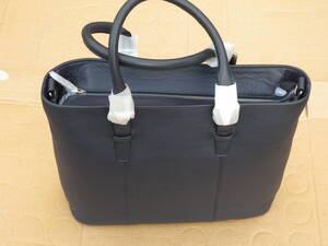 Cole Haan Leather 2Way Bag Tote / Shoulder Navy コールハーン マシューズ ２ウェイ バッグ トート ・ショルダー ネイビー