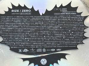 ★即決落札★RIZE「ZERO」Coca-Cola zero/金子ノブアキ/２００９年リリース/Promo/非売品/サンプル盤/全２曲収録/定価￥１０００