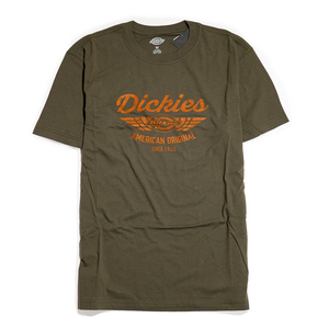 【 新品本物 USA購入】Dickies ディッキーズ■ Original Graphic Tee ■ モスグリーン / XXL ■ 半袖 ロゴ グラフィック Tシャツ CC-01