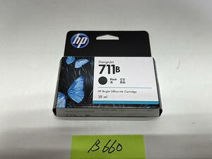 B-660【新品】 HP　ヒューレットパッカード　インクカートリッジ　711B　3WX00A　K　ブラック　純正