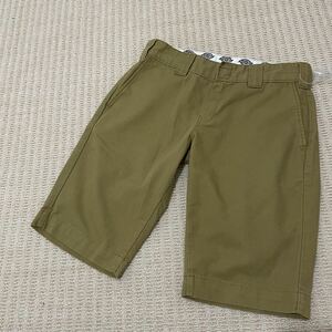 メンズSサイズ　Dickies ハーフパンツ　ベージュ