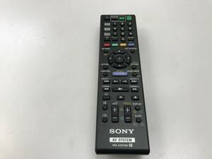 ソニー AV SYSTEMリモコン RM-ADP060　中古品9908