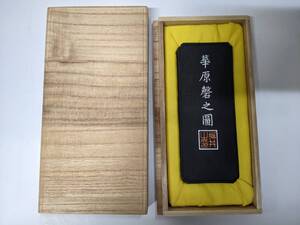 E○/24/固形墨/華原磬之図　呉竹精昇堂主選　約1.8×12.4cm　約110g/書道具　和墨古墨　未使用