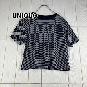 ユニクロ　ボーダー　サイズ38(M) Tシャツ