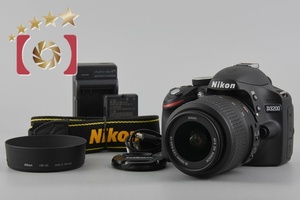 【中古】Nikon ニコン D3200 18-55 VR レンズキット ブラック シャッター回数僅少