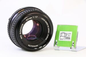 【同梱歓迎】【動作保証・点検済】良品■ミノルタ MINOLTA MC ROKKOR 50mm F1.7■EE1036