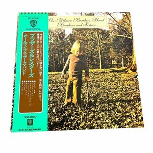 【帯付き 国内盤】THE ALLMAN BROTHERS BAND BROTHERS AND SISTERS P-3845W オールマン・ブラザーズ ブラザーズ＆シスターズ LP レコード