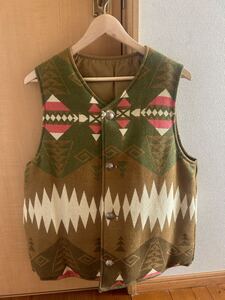  visvim ダウンベスト 3 ウール 0123205013011 ネイティブ インディアン リバーシブル vest ict ビスビム　中村ヒロキ IRIS ヴィスヴィム