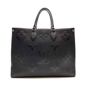 LOUIS VUITTON ルイヴィトン M44925 オンザゴーGM アンプラント ノワール ブラック 黒 トートバッグ ショルダーバッグ 2WAY 管理RY24001739